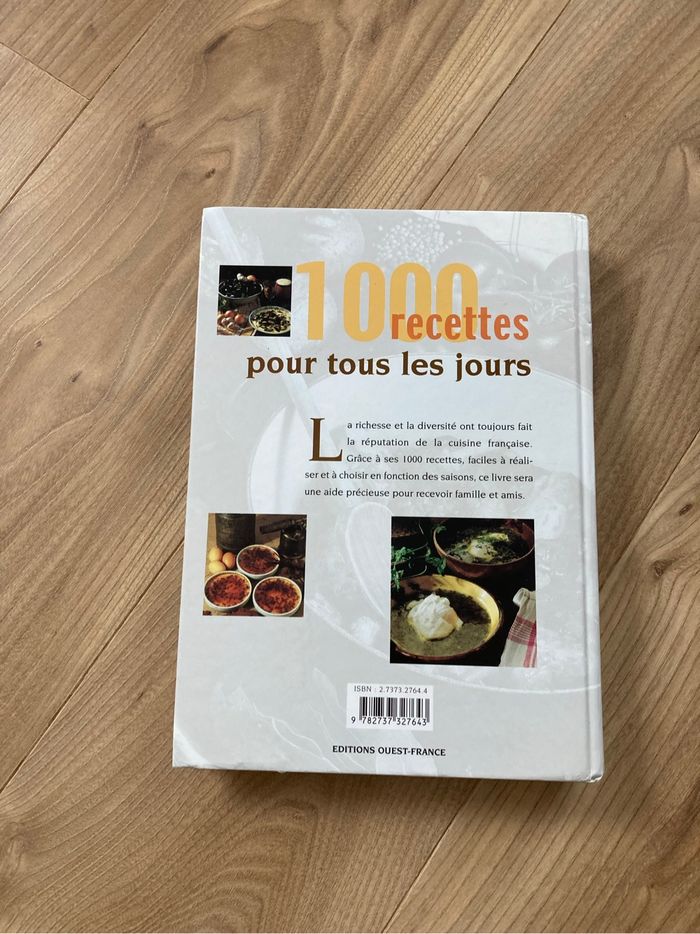Livre 1 000 recettes pour tous les jours Ouest France - photo numéro 3