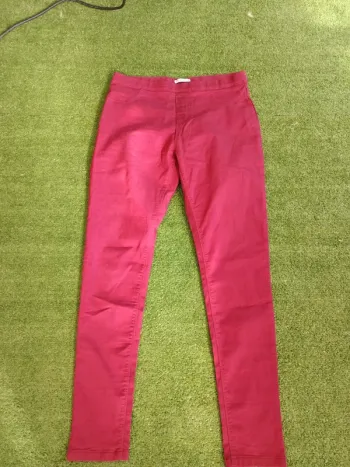 Pantalon bordeaux Fashion Prívate Company taille 42 coupe skinny