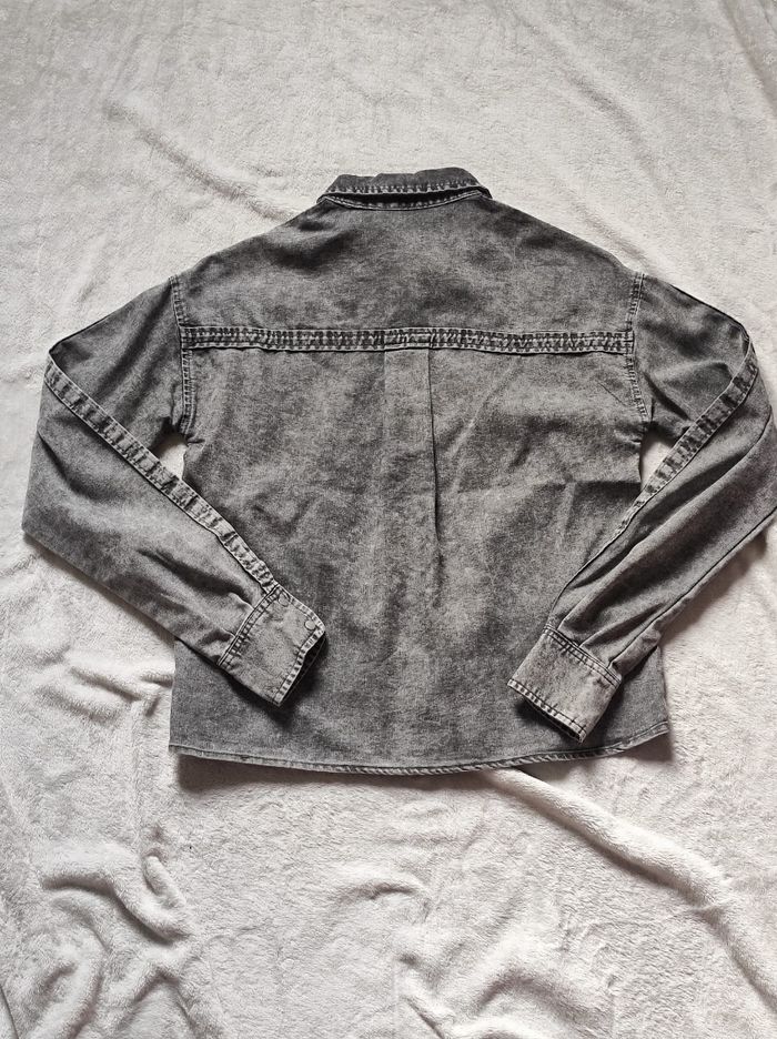 Chemise denim grise taille 32 - photo numéro 4