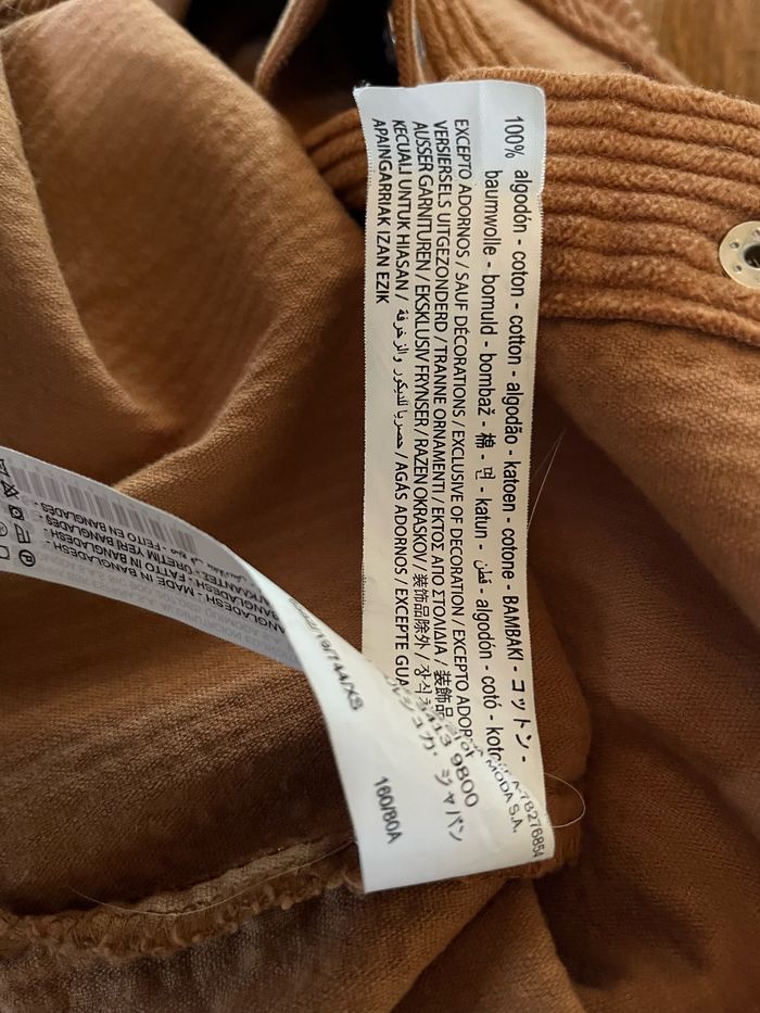 Chemise velours côtelée Bershka (XS) - photo numéro 6