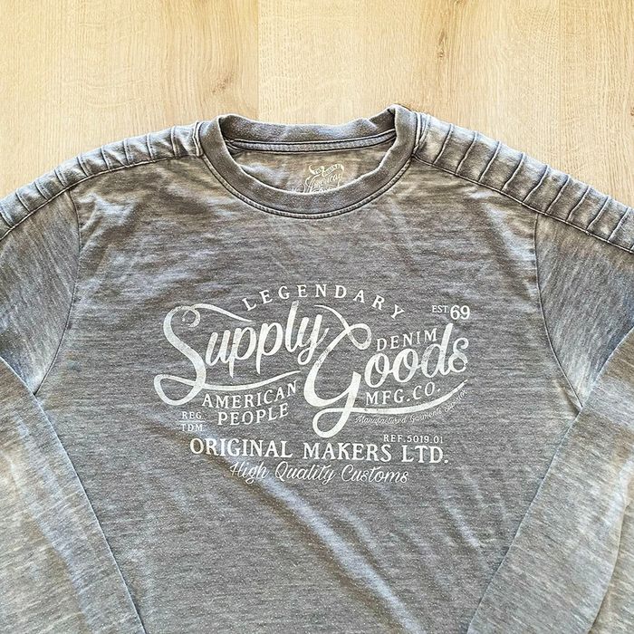 The Original American People Clothes 1969 T-Shirt Vintage Homme Exclusive Gris Clair (Taille XL) - photo numéro 4