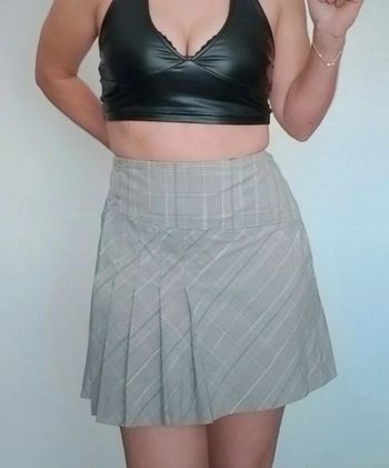 Mini jupe portefeuille a carreaux taille 42