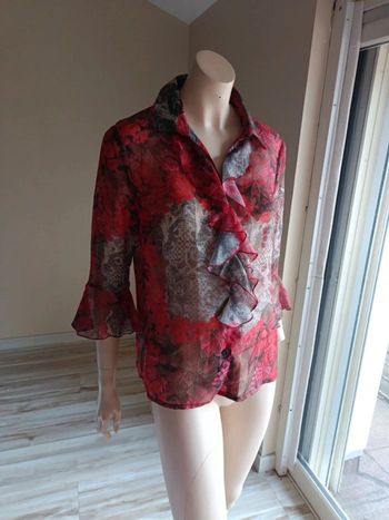Chemisier imprimé Léger un peu transparent taille 38/40