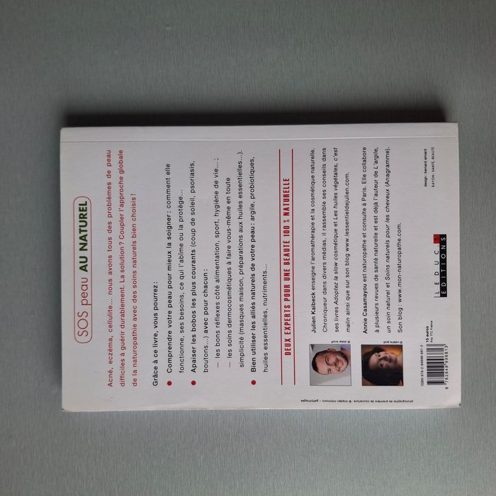 Livre "SOS peau au naturel" - Langue français - Editeur: Leduc.s Éditions - photo numéro 2