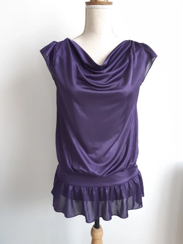 Haut manches courtes violet T38/40
