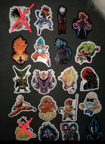 Autocollants top qualité dragon ball Z