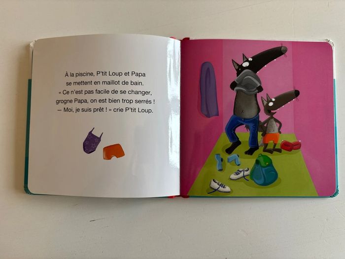 Livre p’tit loup va à la piscine - photo numéro 7