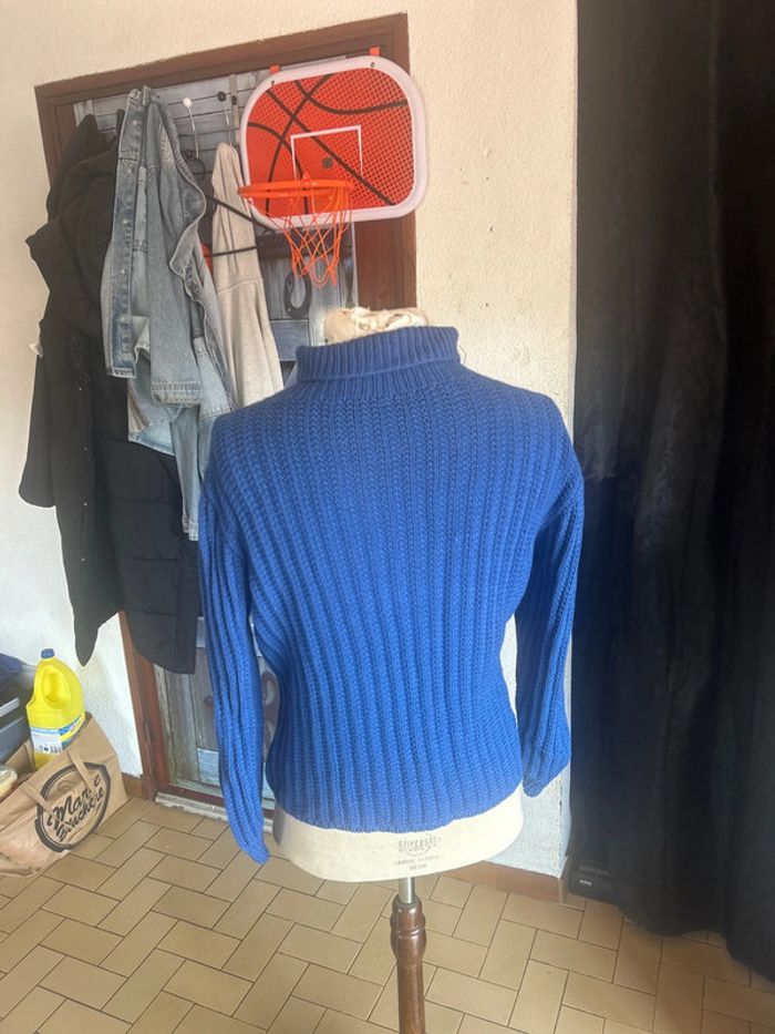 Joli pull bleu femme - photo numéro 2