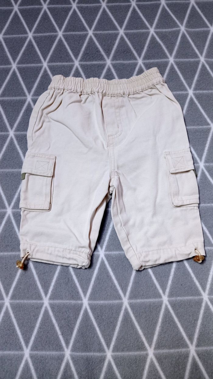 🦁 Lot 4 pantalons et pantacourts, 6 mois - photo numéro 4