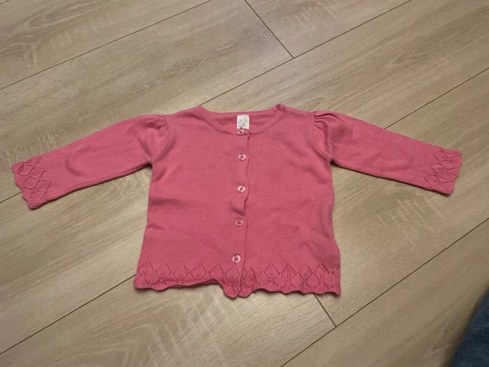 Gilet rose 6 mois U collection