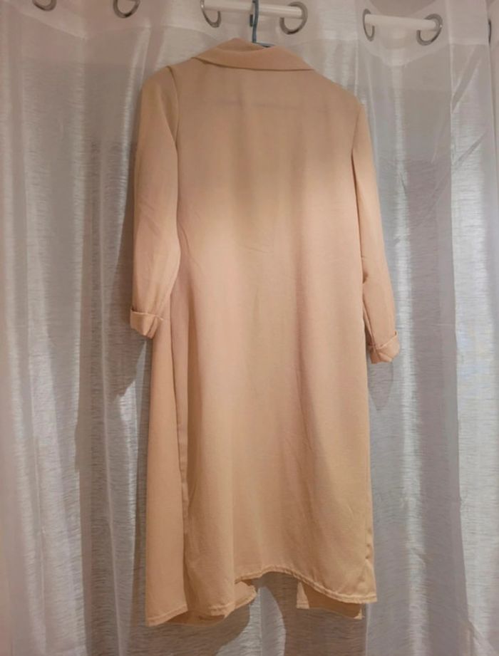 Veste légère longue beige - photo numéro 2