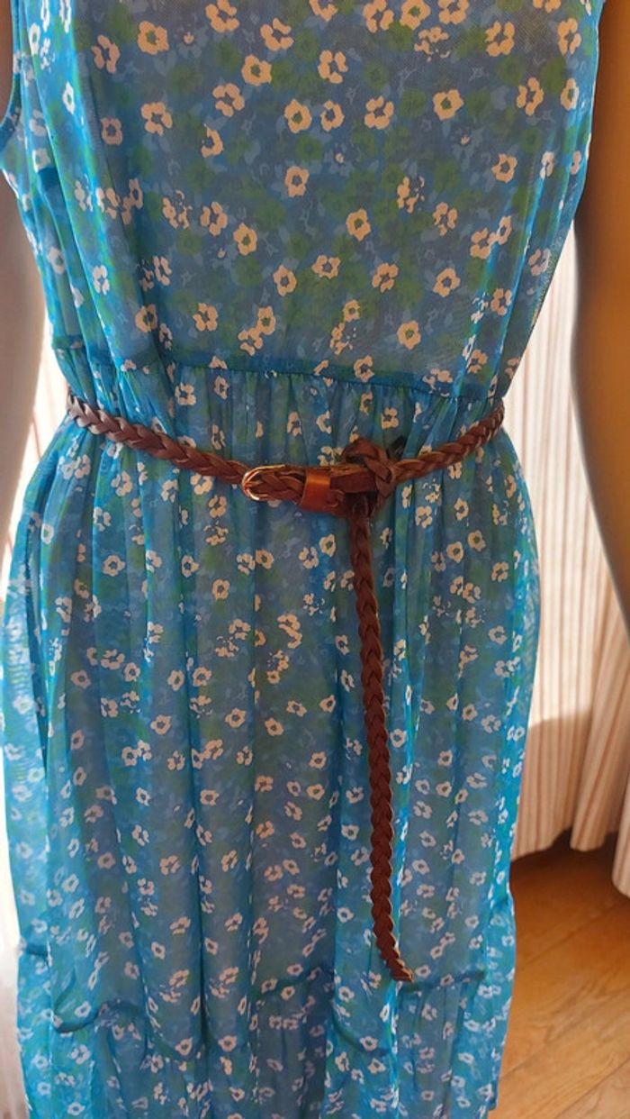 Ceinture tressée en cuir Marron H&M de - photo numéro 2
