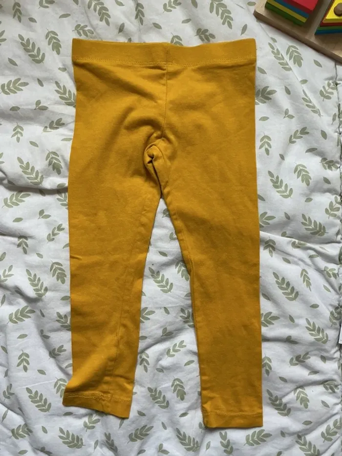 legging long moutarde 3 ans tissaia - photo numéro 3