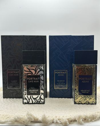 2 parfums café Noir et azur