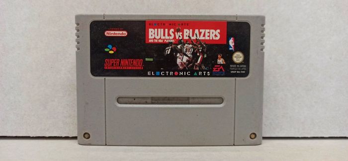Bulls vs Blazers snes