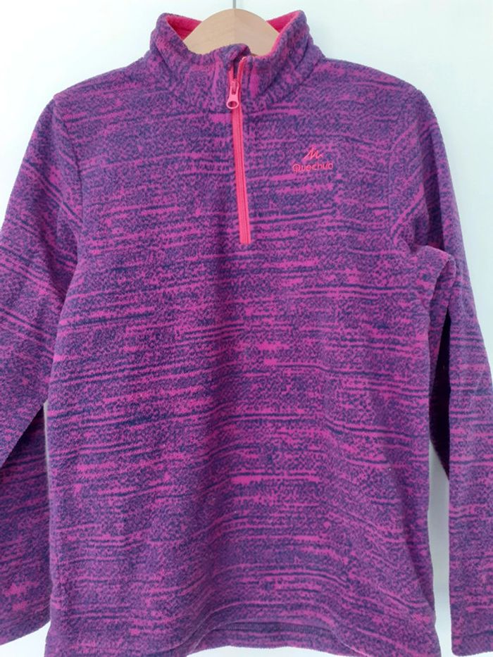 Pull fille Quechua mauve 8 ans Décathlon - photo numéro 2