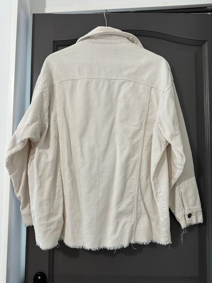 veste zara velours beige crème - photo numéro 4
