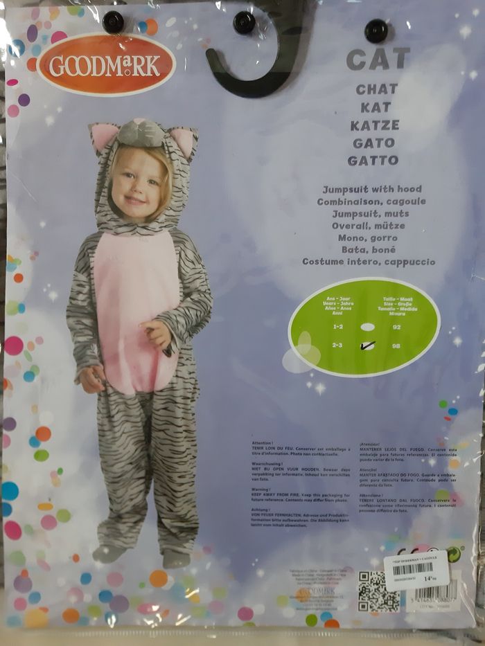 déguisement de chat fille - 3 ans - photo numéro 8