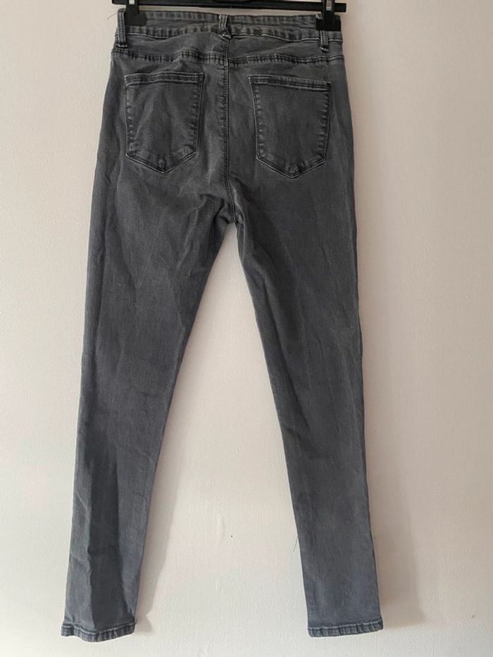 Jeans skinny gris T40 - photo numéro 3