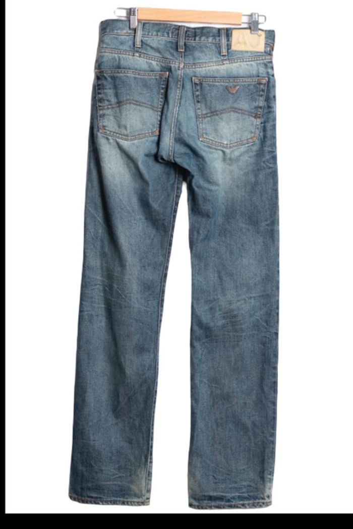 Jean bleu coupe droite Armani Jeans – Taille 40 - photo numéro 15