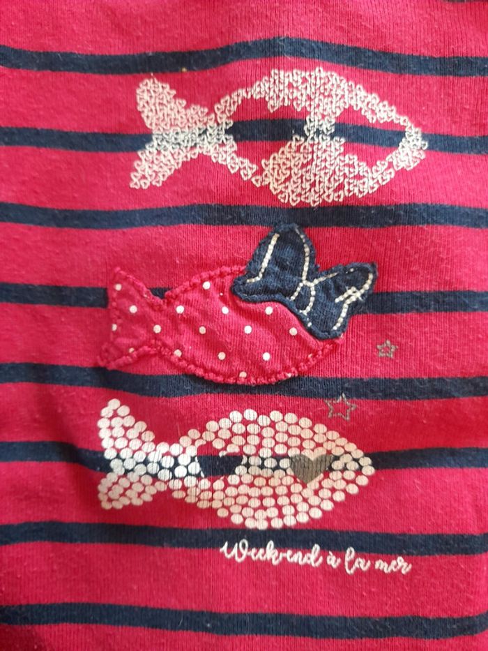 T-shirt rose 24mois - photo numéro 2