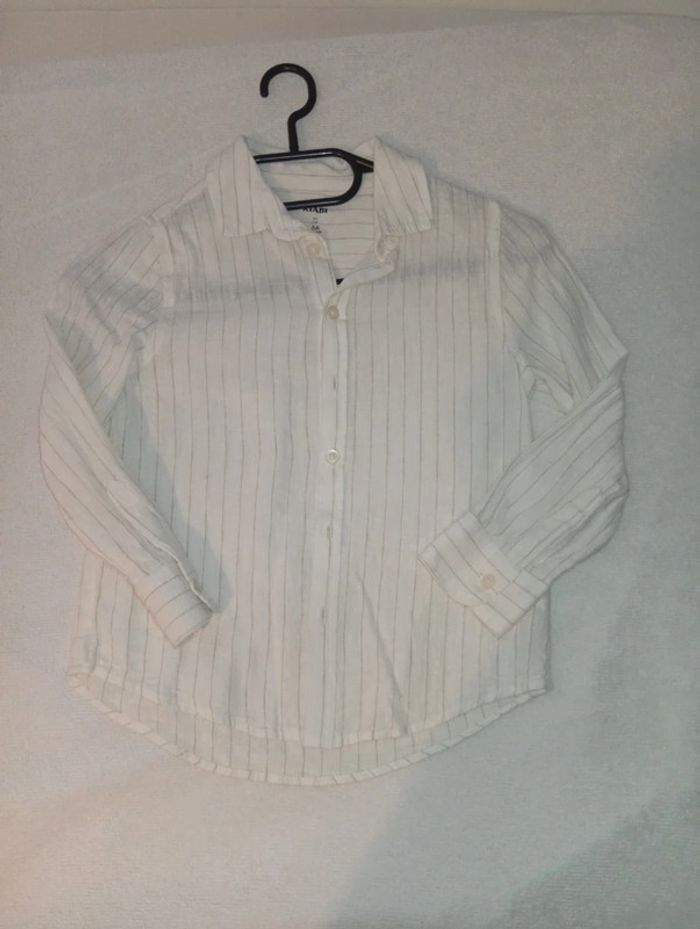 Chemise en lin garçon