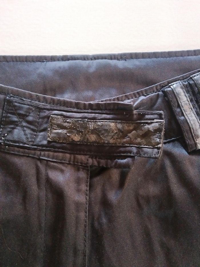 Pantalon satiné noir - photo numéro 3