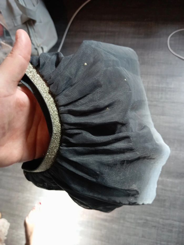 Jupe esprit Tutu en tulle détail strass doré - photo numéro 3