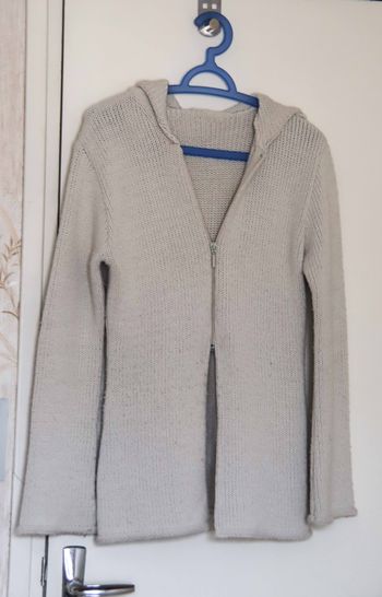 Gilet en laine épaisse style bohème