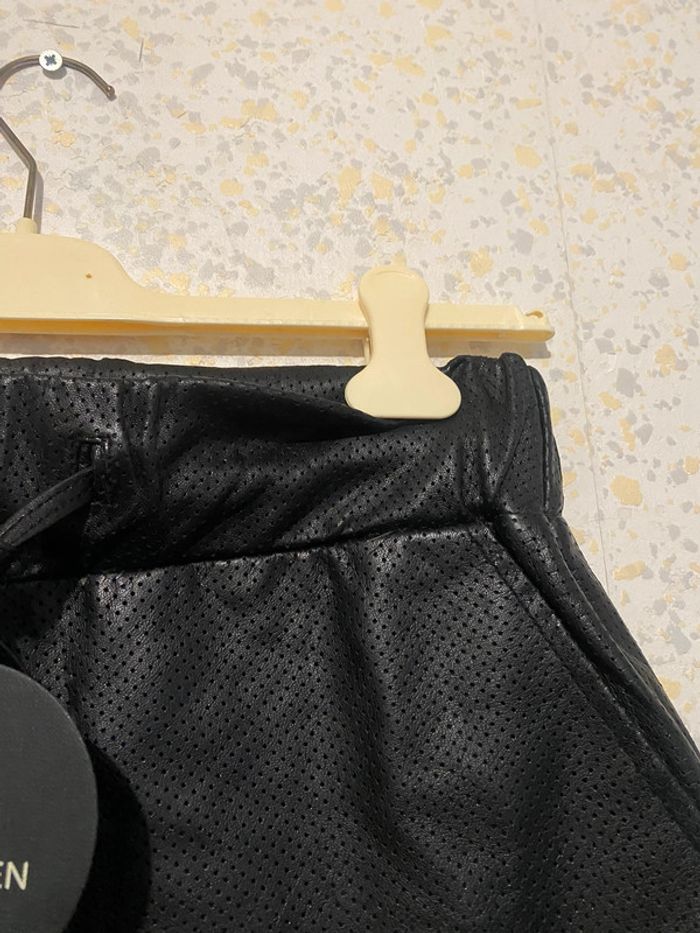 Mini short vrai cuir créateur italien juliankeen 42 - photo numéro 2