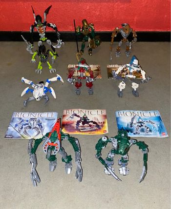 Lot Lego Bionicle X8