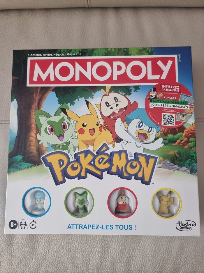 Jeu monopoly pokemon