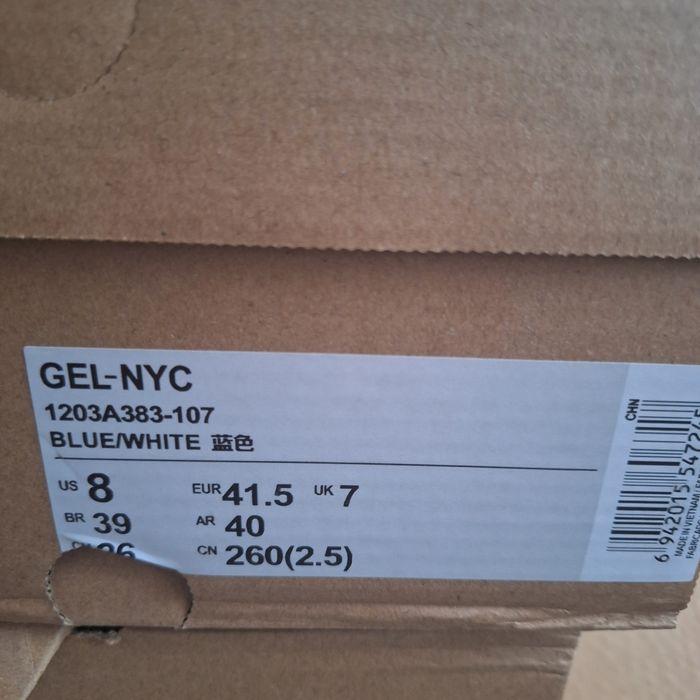 Asics bleu gel nyc - photo numéro 5
