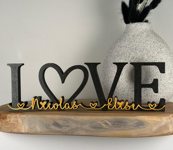 Cadeau Personnalisable Saint-Valentin - LOVE