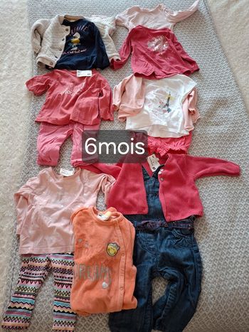 Vêtements fille 6 mois