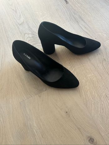 Escarpins Kiabi taille 36 noir talons rond