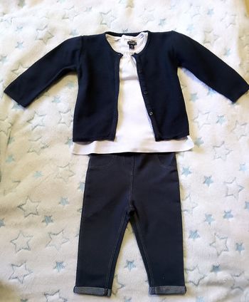 Ensemble bébé 12 mois – 3 pièces Kiabi – Très bon état