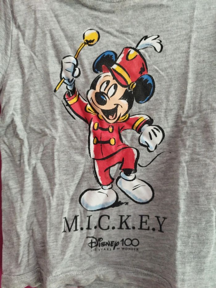 Tee shirt manches courtes garçon mickey Disney taille 12 mois b7 - photo numéro 2