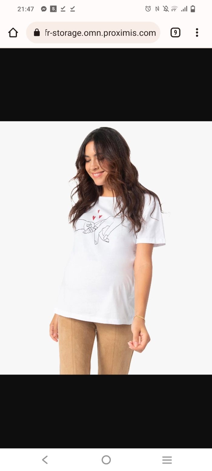 T-shirt allaitement Gémo - photo numéro 2