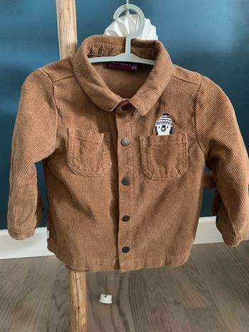 Chemise / surchemise velours marron