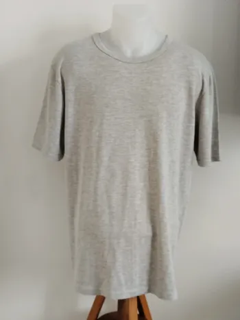 Tee-shirt manches courtes thermolctyl gris clair Damart taille 2XL