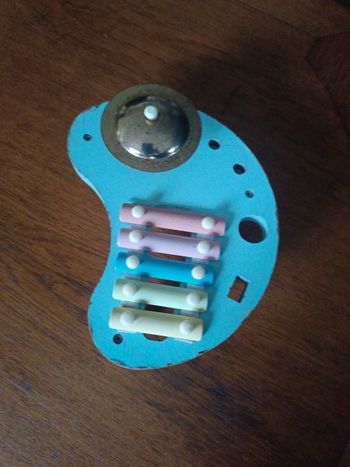 Xylophone bleu en bois Carstersen