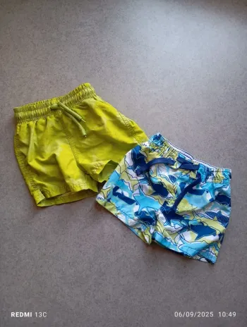 Lot 2 shorts de bain 24mois