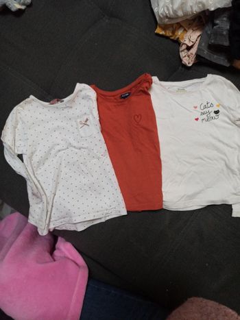 Lot t-shirt manche longue