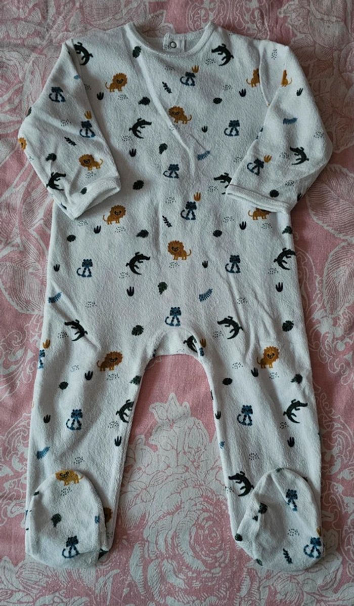 Pyjama animaux de la jungle