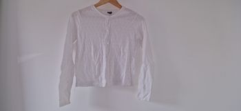 Gilet blanc kiabi taille 10ans