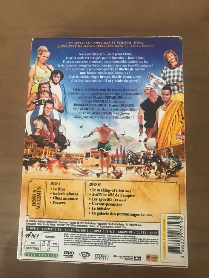 Coffret DVD Astérix aux Jeux Olympiques - photo numéro 2