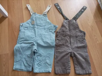 Lot 2 salopettes 3 mois mi saison/hiver