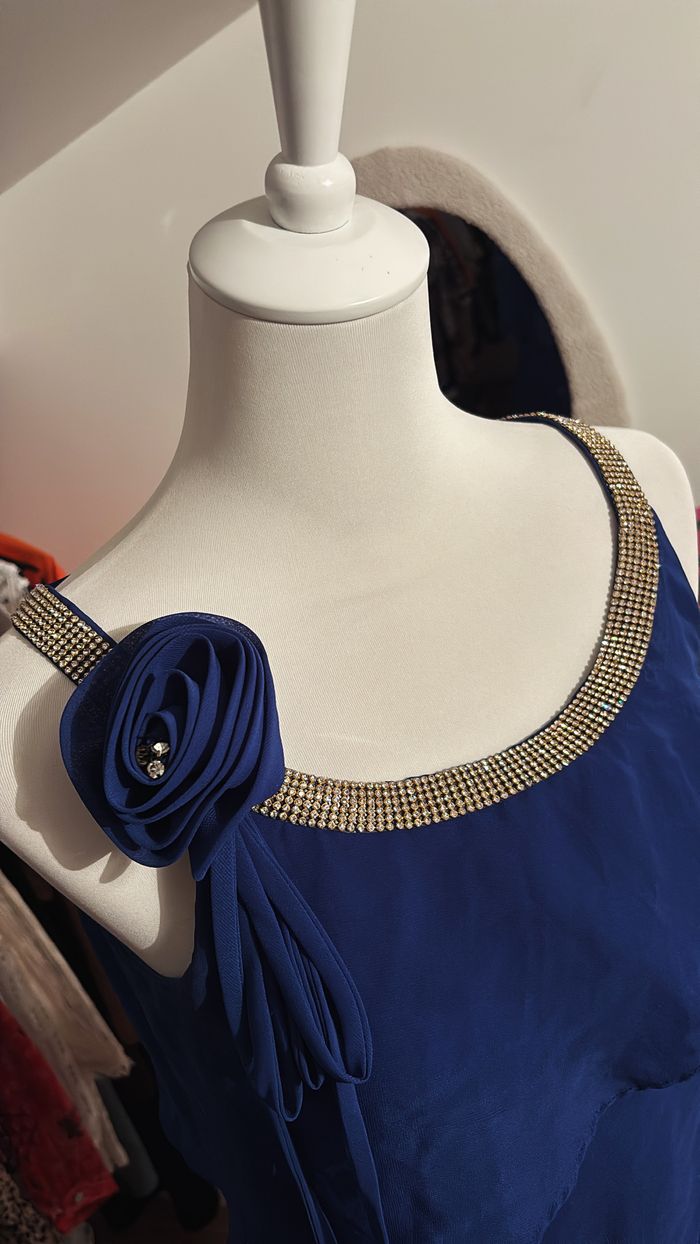 Robe bleu longue cérémonie Ashwi T36 - photo numéro 2