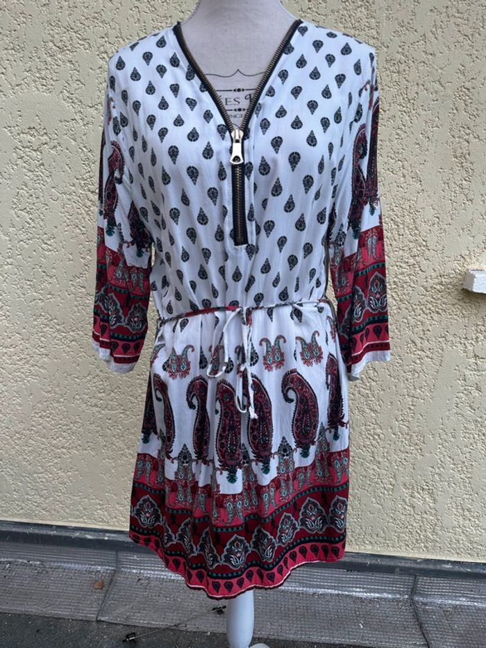 🌸 Tunique longue style bohème – Taille M